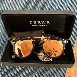 Krewe charcoal 24K sunglasses from New Orleans.